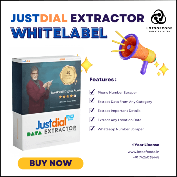 justdial data scraper whitelabel