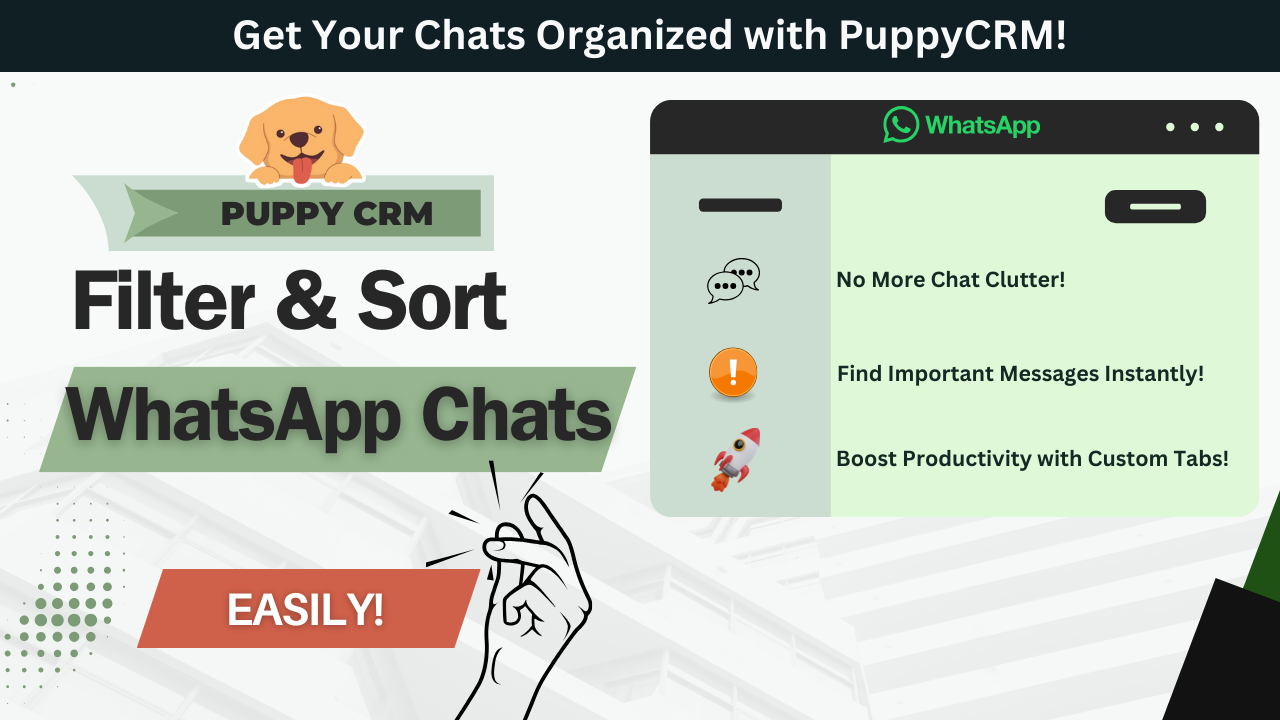 Sort & Filter WhatsApp Chats English