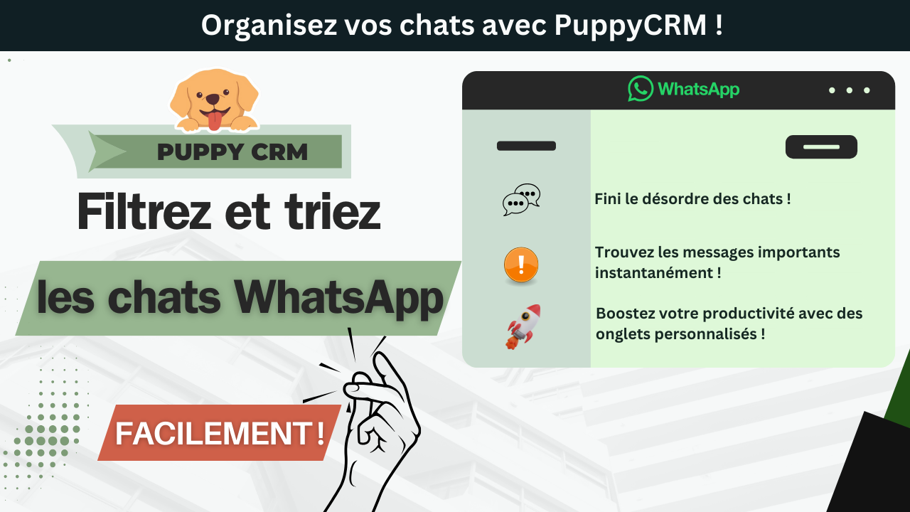 Sort & Filter WhatsApp Chats Français