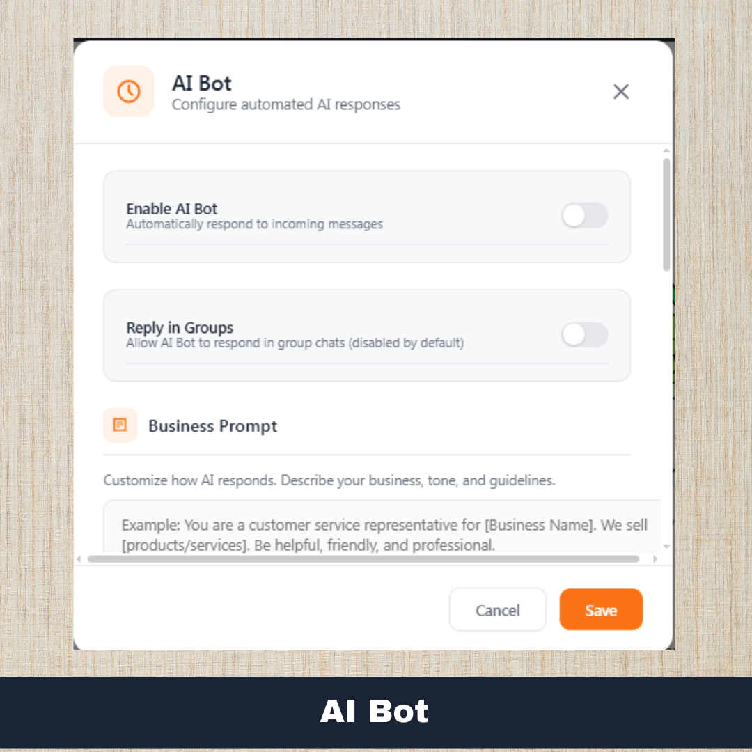 whatsapp chatbot for business - Lion CRM