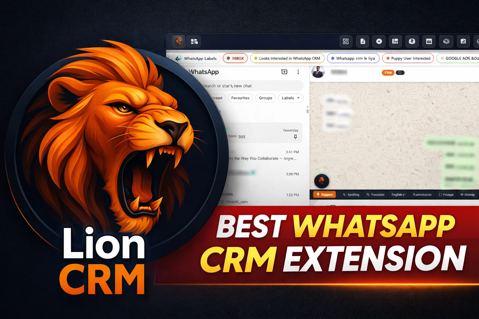 Lion CRM Dashboard