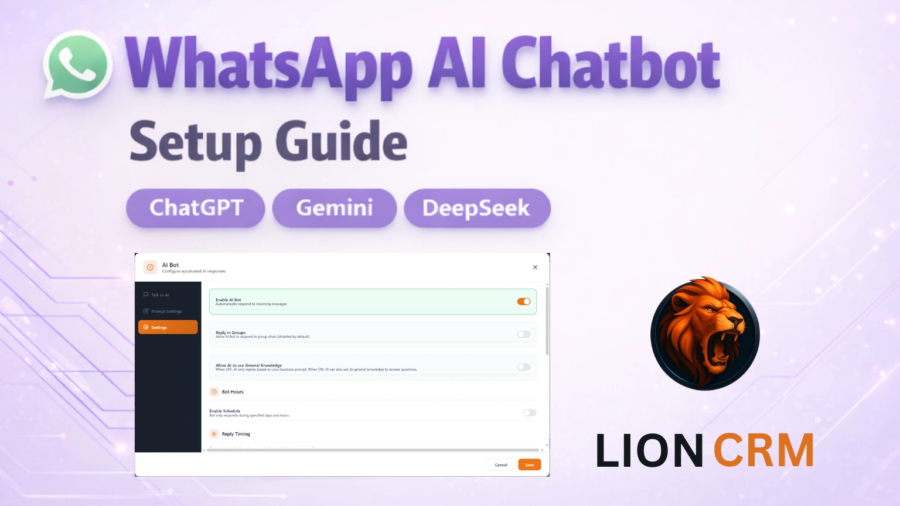 WhatsApp AI Chatbot — ChatGPT, Gemini & DeepSeek Setup Guide (2026)